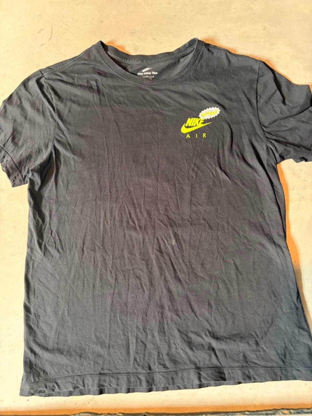 Nike Air Black T Shirt, Size large